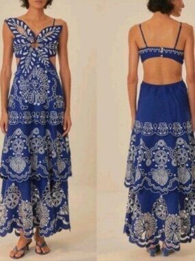 FARM Rio | Dresses | Farm Rio Laina Floral Maxi Dress | Poshmark